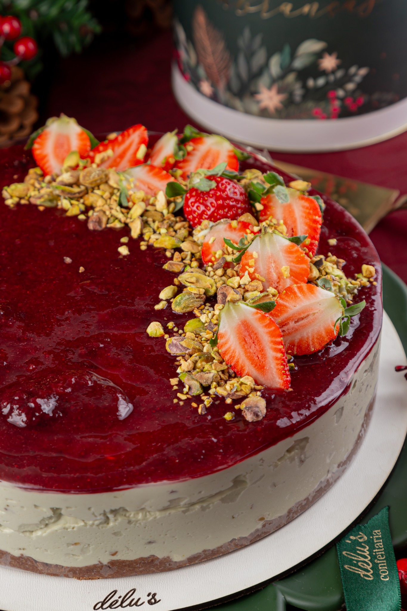 Cheesecake natalino